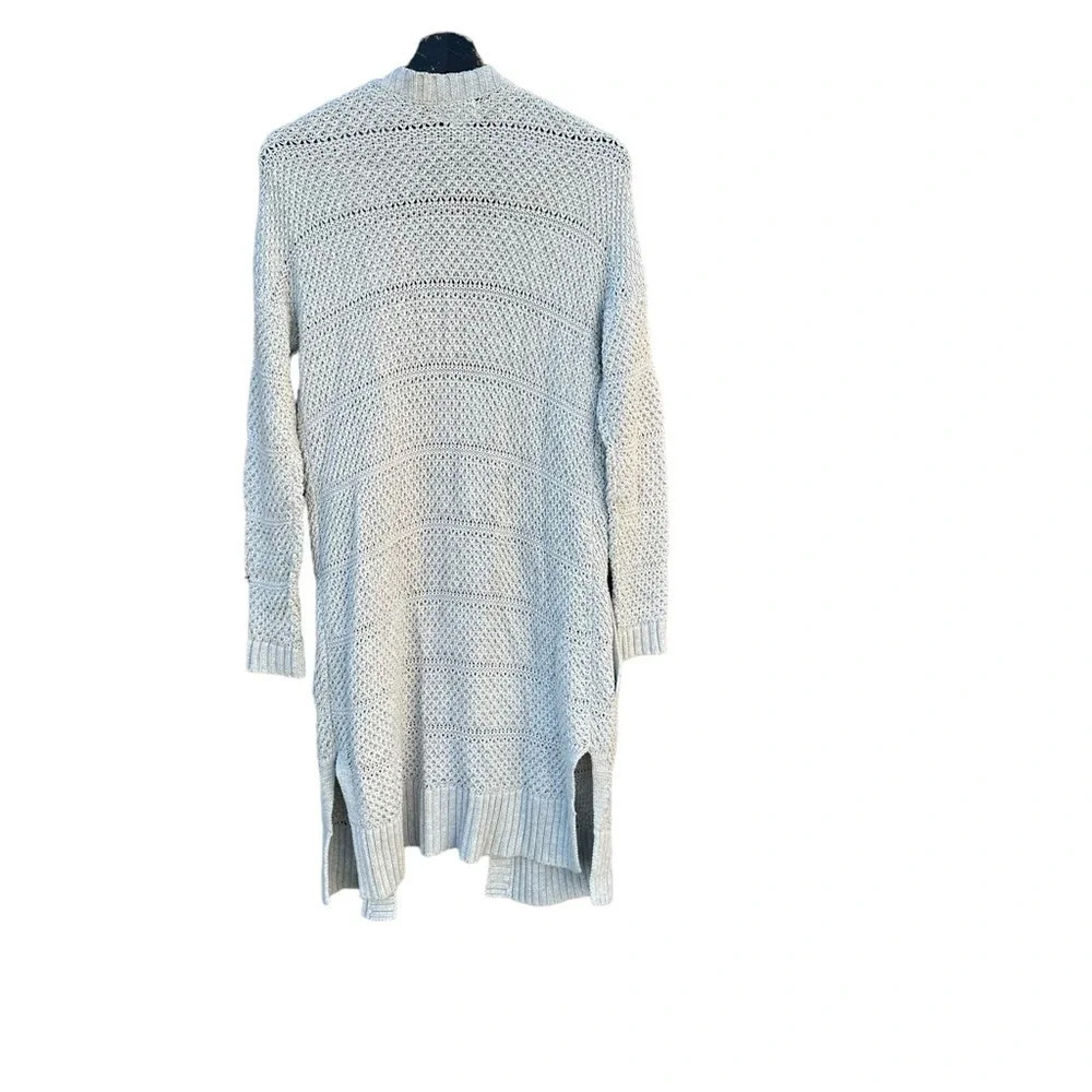 Caslon women's size small long knit cardigan, beige - Picture 2 of 3